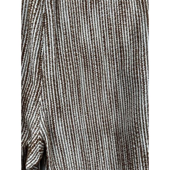 Free People Pants Womens Brown White Light at Sunrise Crop Drawstring Size 6 - Picture 6 of 11